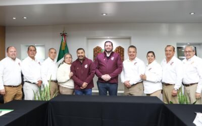 Revisan alcalde Ismael Burgueño y directores CETIS y CBTIS proyectos en beneficio de estudiantes