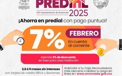Últimos días del 7% de Descuento en el Pago de Predial