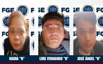 Tras cateo de la FGE caen tres sujetos con metanfetamina