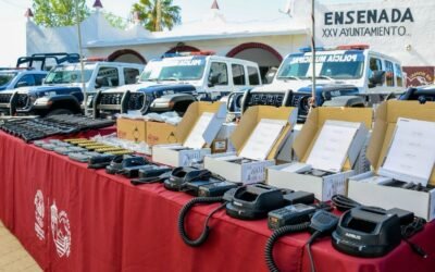 Refuerza Gobierno de Ensenada equipamiento de policías en delegaciones del norte