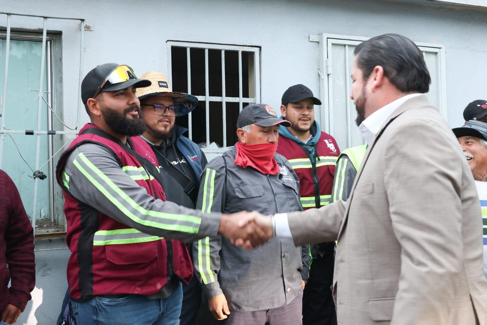 Reconoce Burgueño personal limpia