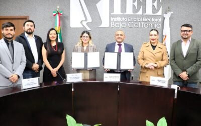 Establecen INE BC e IEEBC bases de coordinación rumbo a elección de cargos del Poder Judicial