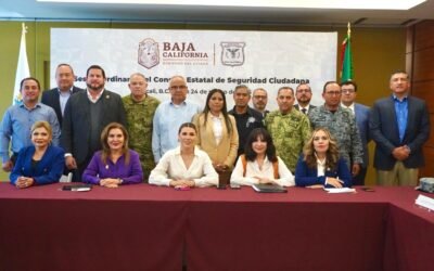 Encabezó gobernadora Marina del Pilar sesión ordinaria del Consejo Estatal de Seguridad