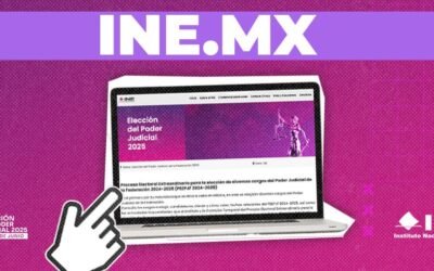 Invita INE a visitar portal del Proceso Electoral del Poder Judicial de la Federación