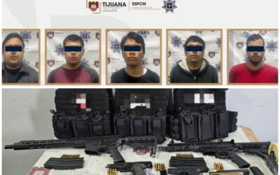 A disposición de FGE detenidos tras triple homicidio en Tijuana