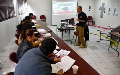 Imparte FGE curso de ciminalística y criminología a estudiantes de Universidad CENYCA