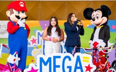 Celebró alcaldesa Claudia Agatón con 4 mil personas el Mega Kids