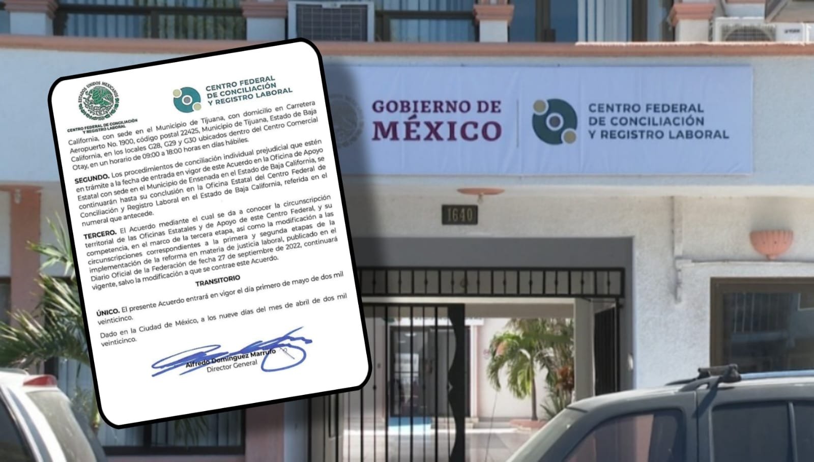 Cierran oficinas de CFCYRF Cierran oficinas de CFCYRF