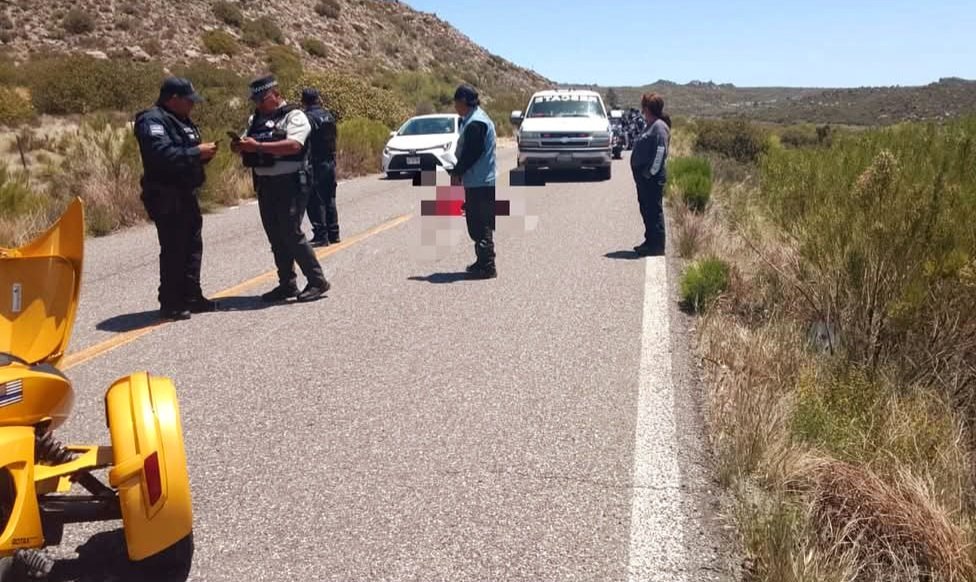 Deceso accidente carrerera