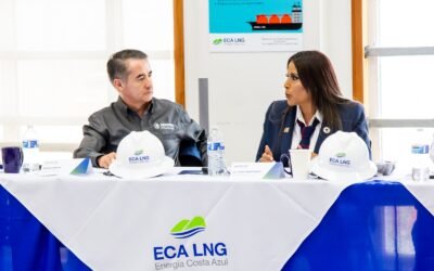 Constata alcaldesa construcción de terminal  de licuefacción de ECA LNG en Ensenada