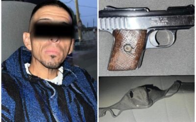 Capturan policías municipales a sujeto armado en Ensenada