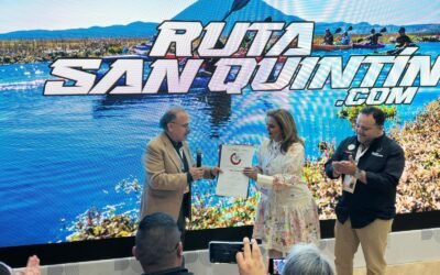 Recibe San Quintín ¨Distintivo Plata¨ en Tianguis Turístico 2025