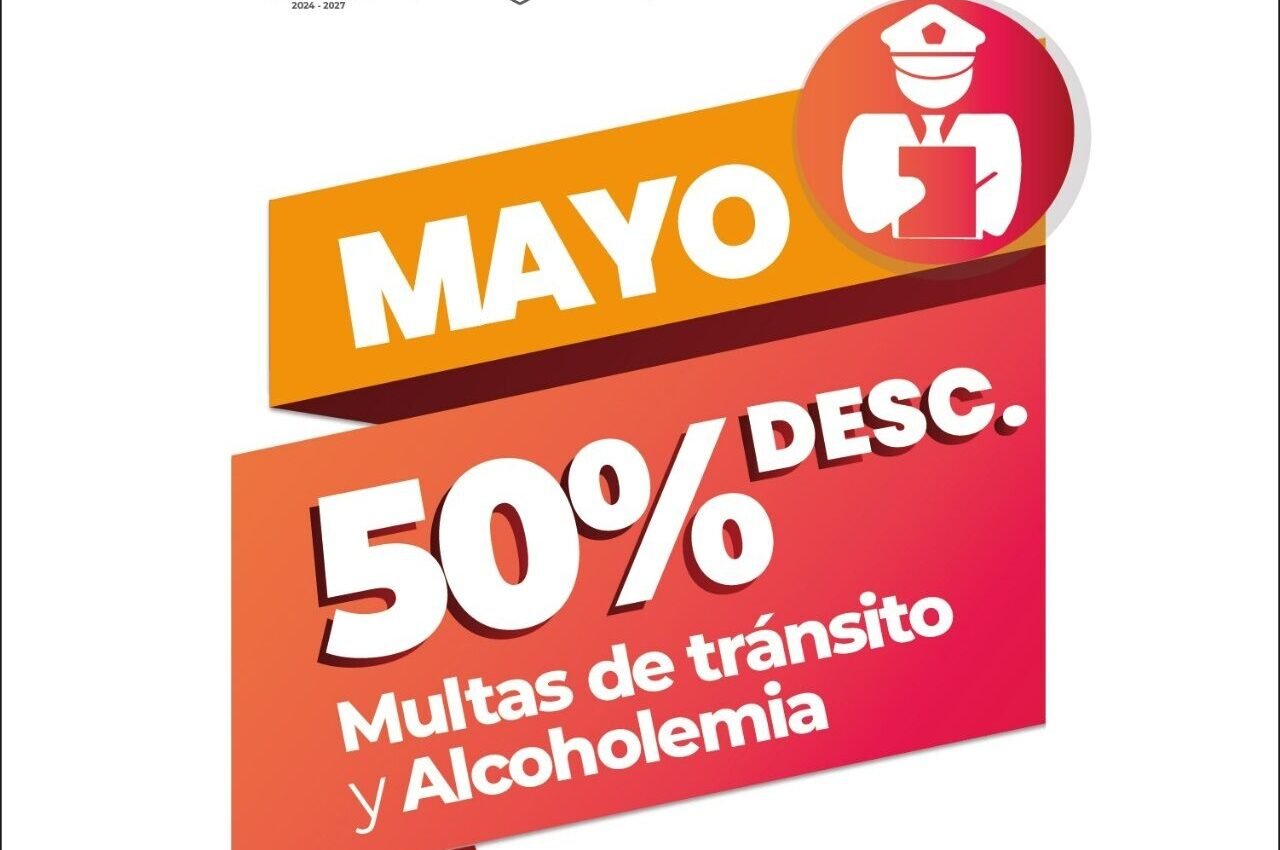 descuento multas mayo