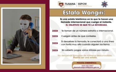 Alerta SSPCM y emite recomendaciones a la ciudadanía para evitar estafa Wangiri