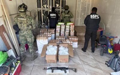 Operativo de Harfuch incauta más de 700 kilos de metanfetamina en BC