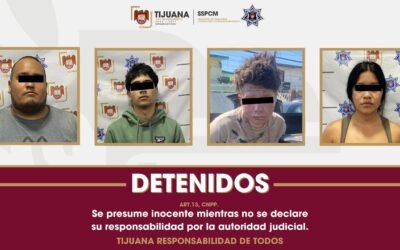 Capturan Municipales a cuatro por intentar incendiar auto en Yonke