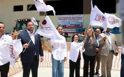 Celebra alcalde Ismael Burgueño inicio de obra de Universidad Rosario Castellanos