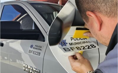 Colocan distintivo oficial a unidades no balizadas de la Policía de Ensenada