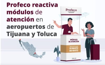 Reactiva PROFECO  Punto de Atención a Pasajeros en aeropuerto de Tijuana