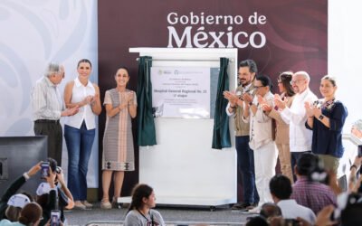 Inaugura Presidenta de México nuevo Hospital Regional N.23 del IMSS en Ensenada