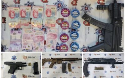 Incauta Policía Municipal 413 armas de fuego durante el 1er semestre del 2025