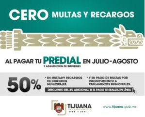 Predial Tijuana julio