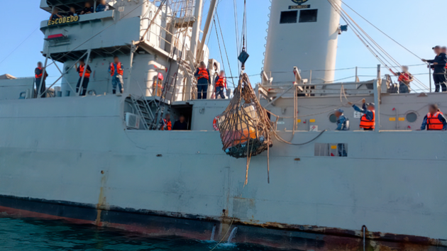 reuperan contenedores con hidrocarburo