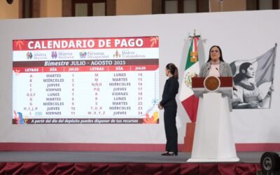 Del 1 al 24 de julio, inicia pago de Pensiones y Programas de Bienestar: Ariadna Montiel