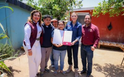 Beneficia estrategia ¨Corazones¨ con títulos de vivienda y parques a sanquintinenses