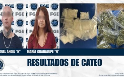 Caen dos narcomenudistas tras cateo en San Borja