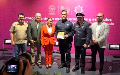 Reconoció gobierno de Claudia Agatón a 29 policías municipales