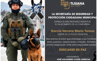 Lamenta Secretario de Seguridad de Tijuana muerte de agente tras volcadura
