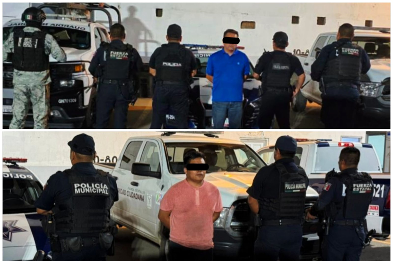 Detenidos por extorsión Detenidos por extorsión
