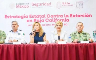 Informa Fiscal de BC 17 detenciones por extorsiones en la entidad