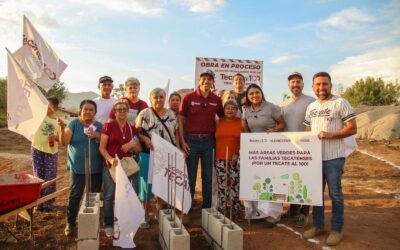 Encabeza alcalde Román Cota construcción de parque en El Escorial