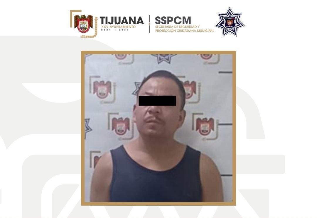 agresor detenido tijuana