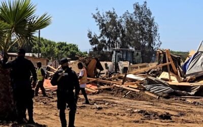 Ejecuta Gobierno de Ensenada desalojo de invasión en predio de Praderas del Ciprés