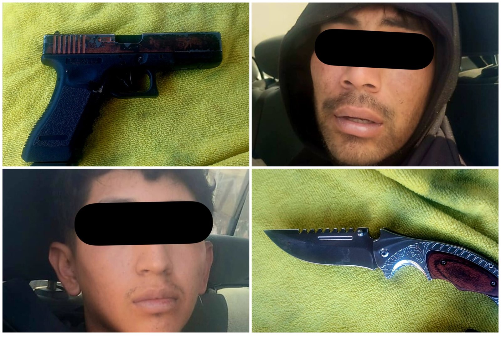 Detenidos robo saldos