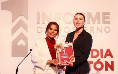Rindió alcaldesa Claudia Agatón su 1er Informe de Gobierno