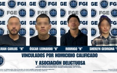 Vinculan a proceso a cuatro integrantes de grupo criminal de San Quintín