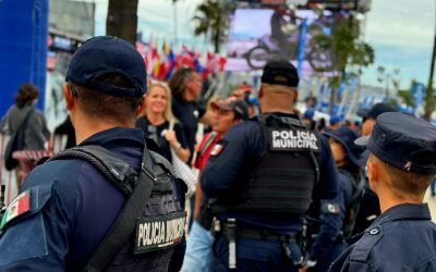 Refuerza Policía Municipal seguridad en Baja 1000