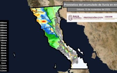 En pre-alerta Baja California ante Frentes Fríos 14 y 15