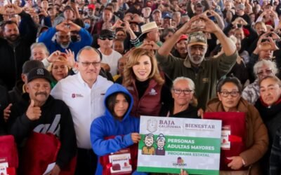 Reciben pensiones 400 mil adultos mayores, durante Gobierno de Marina del Pilar