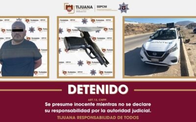 Capturó Policía Municipal de Tijuana a cómplice en asesinato de agente de la FESC