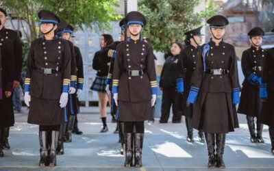 Realizó COBACH Concurso Estatal Intercobach de Escoltas de Banderas 2025