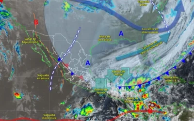 Alerta Protección Civil por ingreso de Frente Frío a Baja California