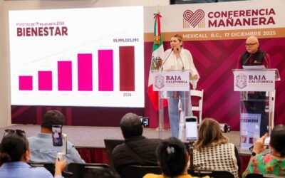 Presupuesto 2026 de BC, prioriza educación, bienestar social y seguridad