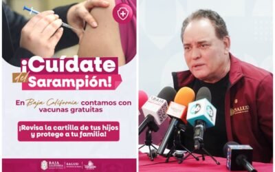 Confirman 5 casos de sarampión en BC; Inicia vacunación masiva