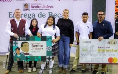Fortalece Beca Benito Juárez permanencia de jóvenes en Baja California: Marina del Pilar
