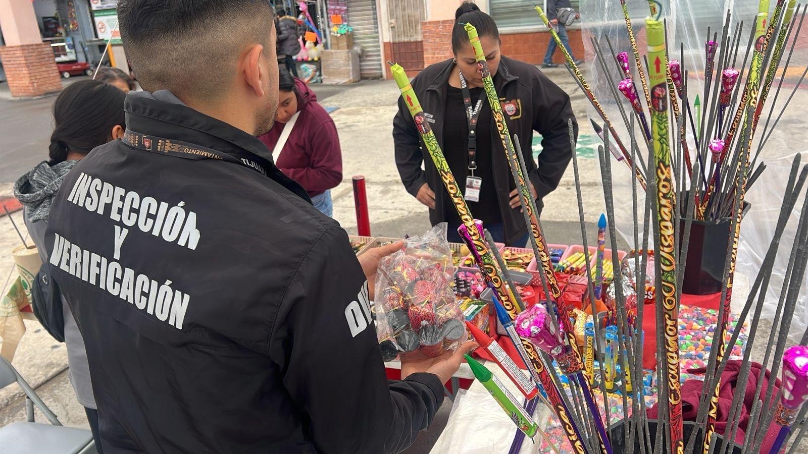 Operativos Tijuana contra pirotecnia